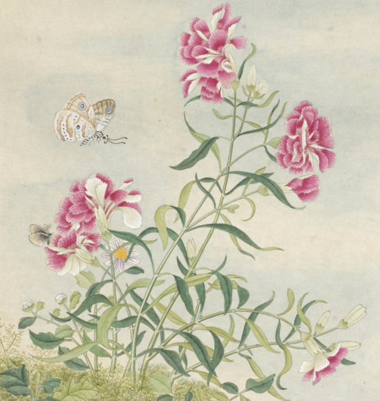 Aquarelle on bamboo paper, China, 14c. Aquarelle on bamboo paper, China, 14c.